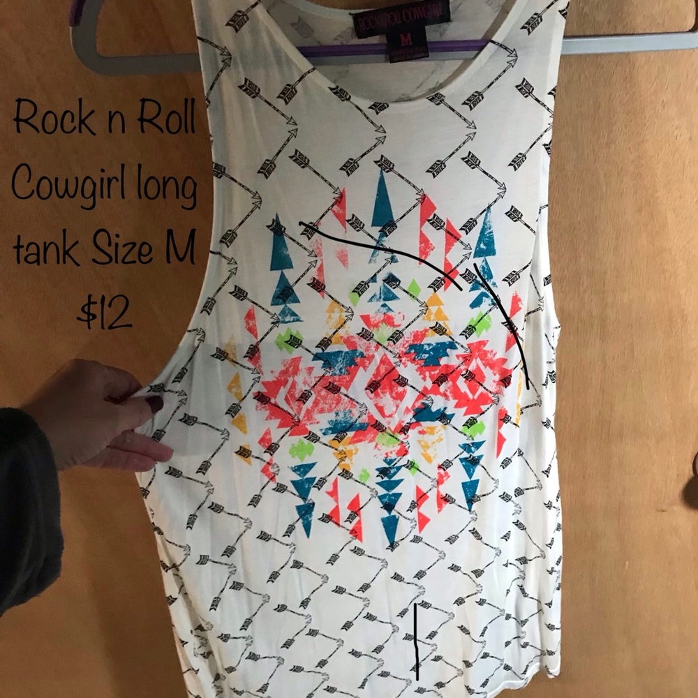 Rock & Roll Cowgirl Western long tank